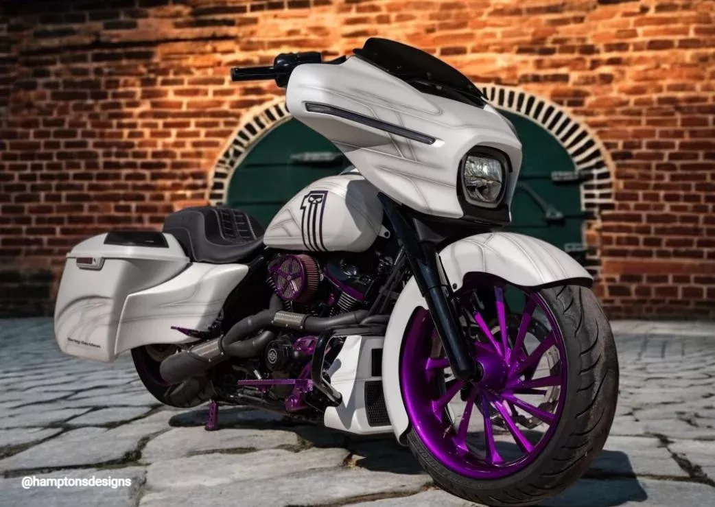American Suspension Tree Kit to fit Fat 21″ Wheel on a 99-Present Harley FL Touring models