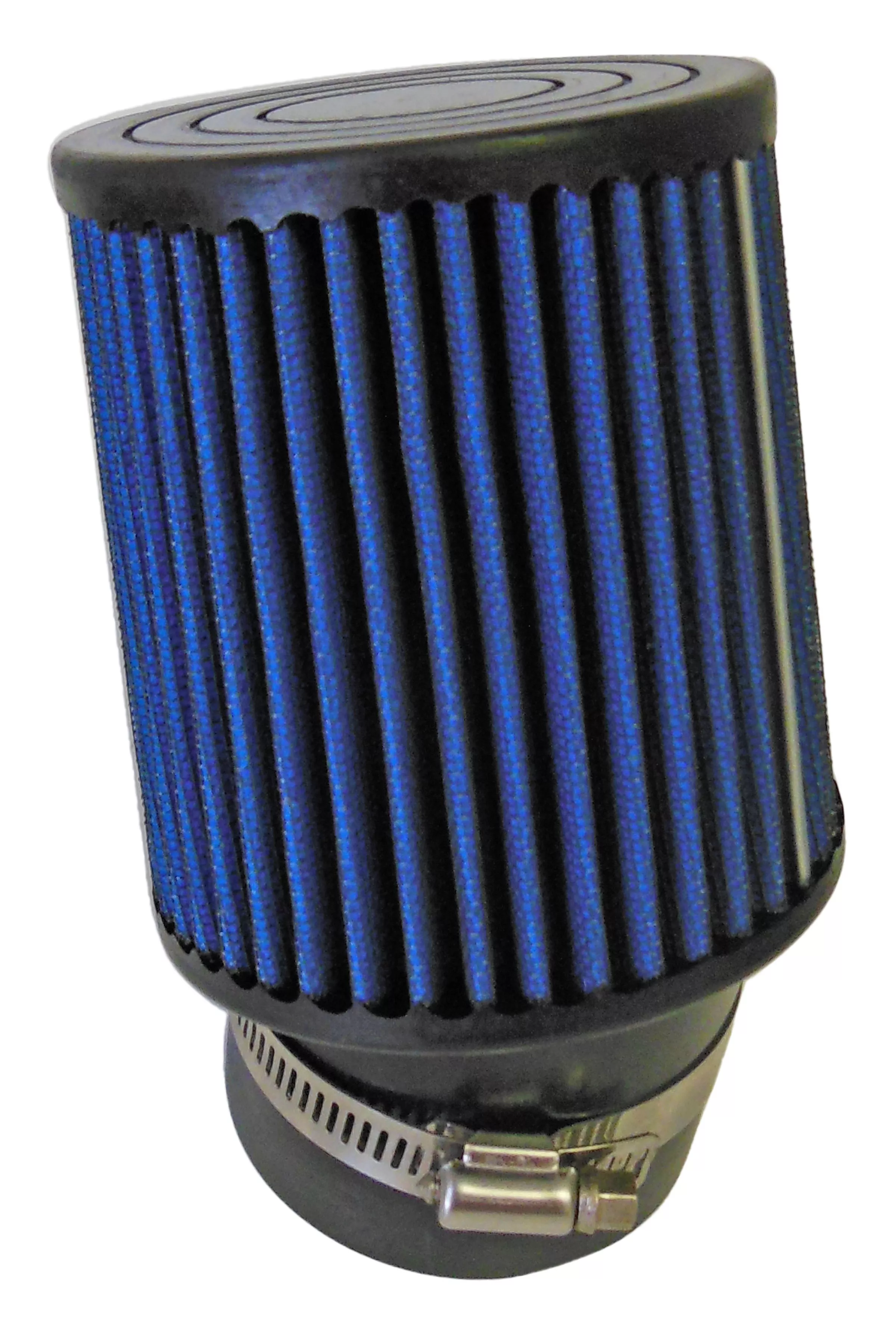 Angled Fabric Air Filter, 2-7/16" (Inlet) 3-1/2" OD x 4" Height