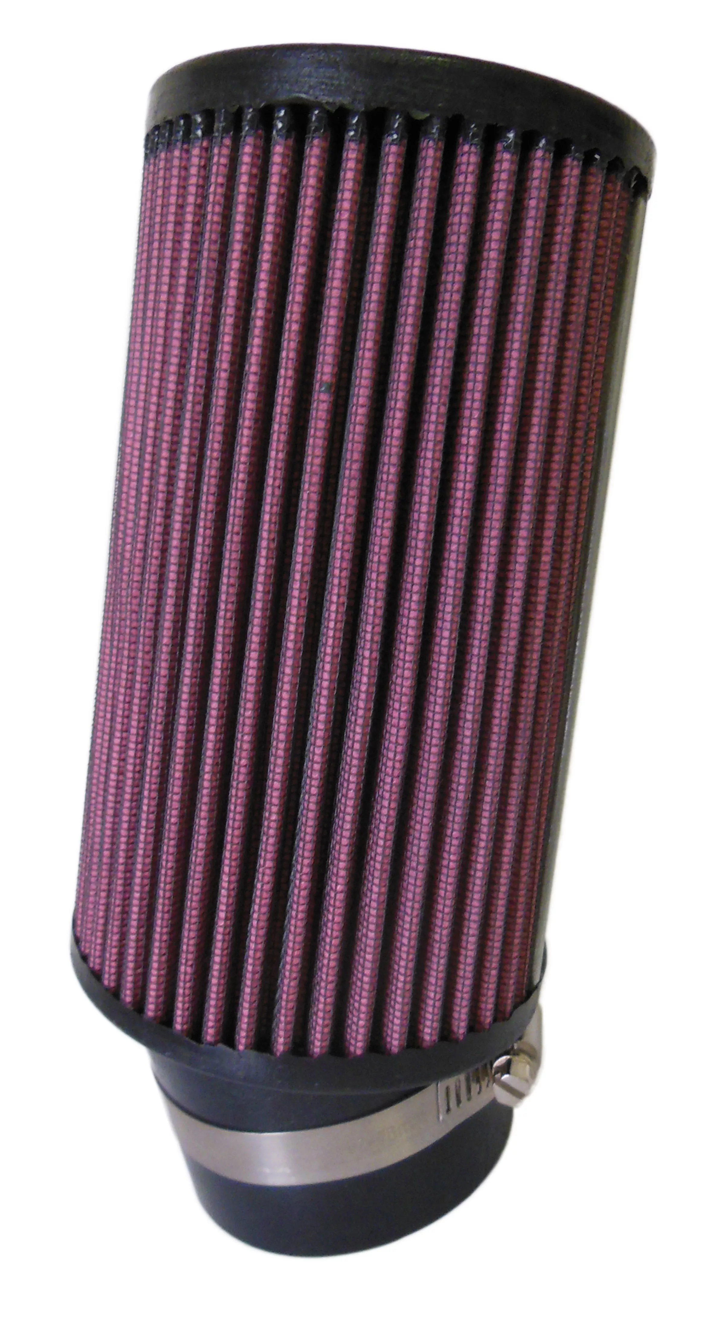 Angled Fabric Air Filter, 2-7/16" (Inlet) 3-1/2" OD x 6" Height