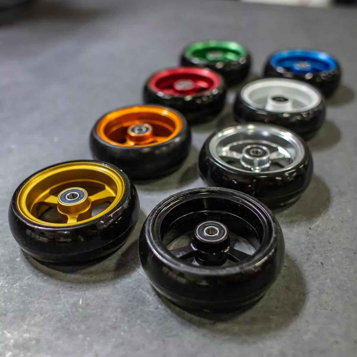 Anodized & Powder Coat Soft-Roll Casters