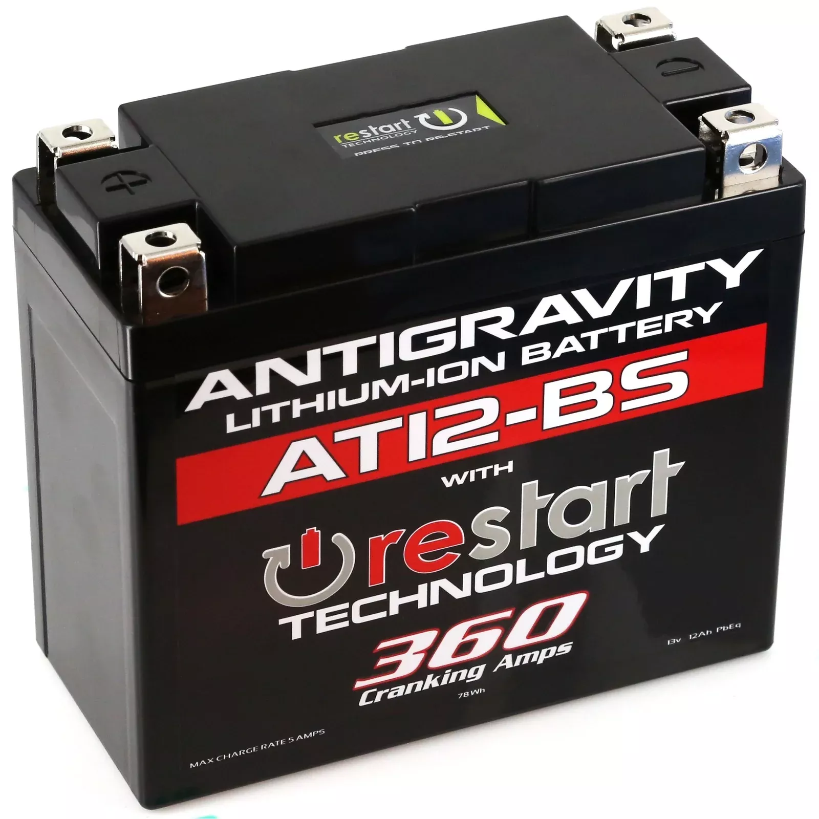 ANTIGRAVITY – LITHIUM BATTERY AT12BS-RS 360 CA