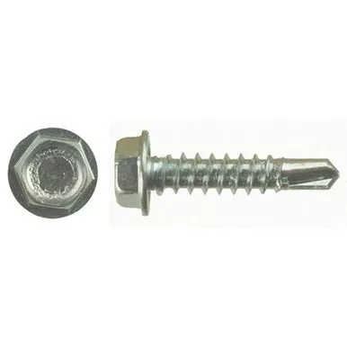 AP Products 012-DP100 8 X 1-1/2 Inch Hex Washer Head Self-Tapping Screws