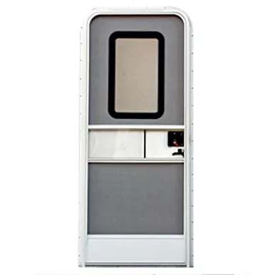AP Products 015-217717 RV Trailer Camper 26" X 72" Square Door Polar White