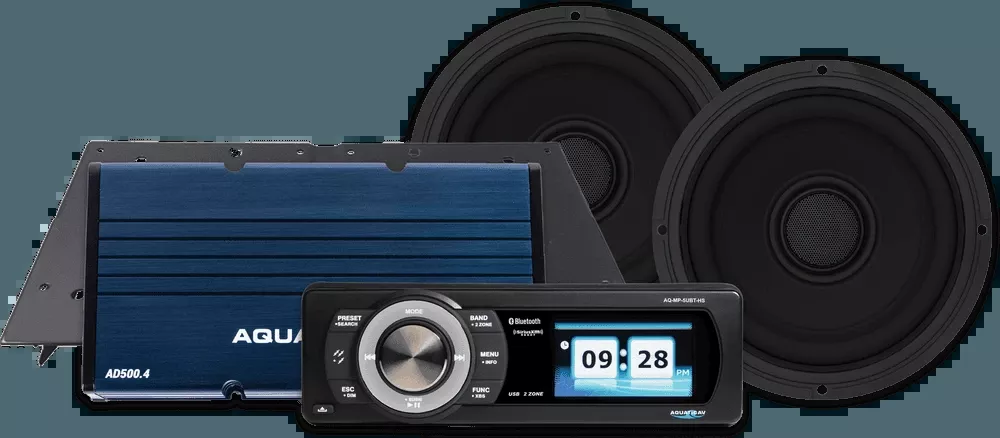 Aquatic AV Ultra Classic Package for '98-13 Harley Davidson FLHT Electra Glide Models