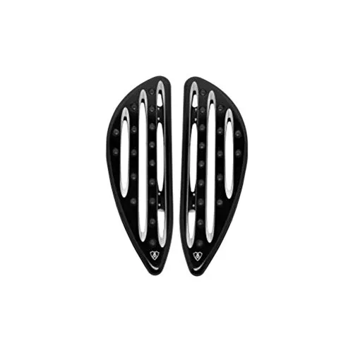 Arlen Ness 06-833 Black Deep Cut Floorboard