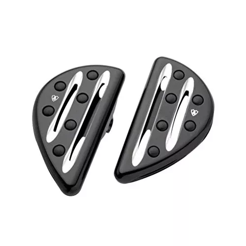 Arlen Ness 06-834 Black Deep Cut Floorboard