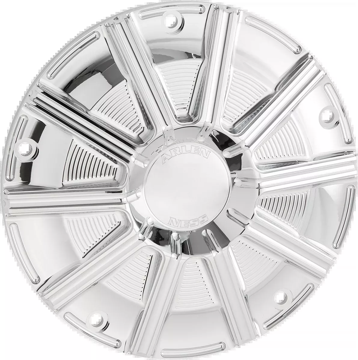 Arlen Ness 10 Gauge Chrome Derby Cover fits 2015-2026 Harley Touring Bagger FLHX