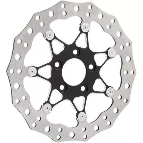 Arlen Ness 33-10101-202 11.8in. Two-Piece Floating Front Brake Rotor – Procross Black