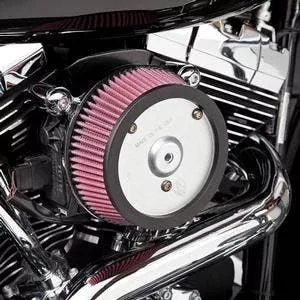 Arlen Ness Black Backing Plate Stage 1 Big Sucker Air Cleaner for 99-13 Twin Cam Models