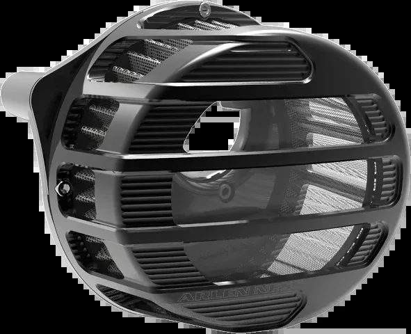 Arlen Ness Black Side Kick Air filter Cleaner Kit 2017-25 Harley Touring Softail