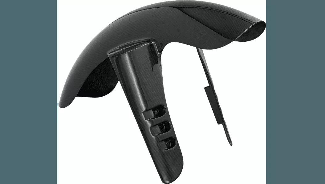 Arlen Ness Carbon Fiber 19" Qualifier Front Fender for Harley Davidson Low Rider S and Sport Glide Models