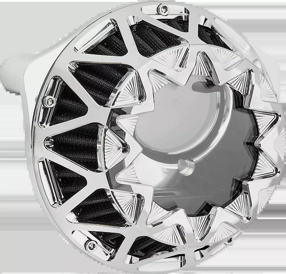Arlen Ness Crossfire Chrome Air Cleaner Filter Kit for 2017-2025 Harley M8
