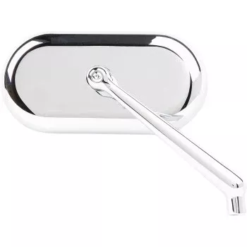 Arlen Ness Forged Oval Mirror Side View Oval Chrome Right – 13-173