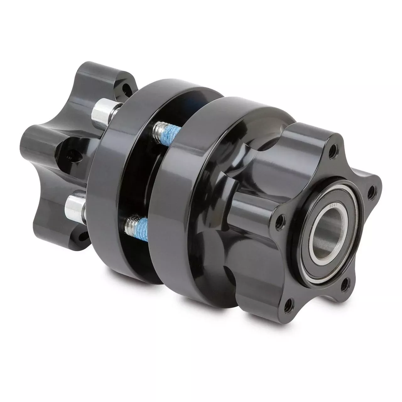 Arlen Ness Front Dual Disc Hub Cartridge for '08-Up Harley Davidson FLT Models - Black
