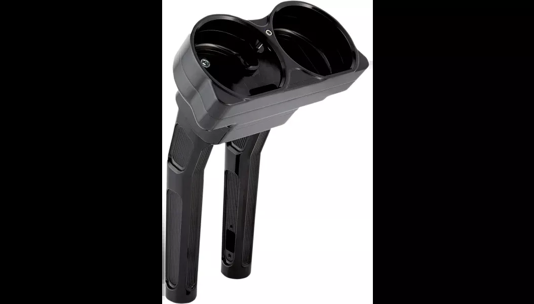 Arlen Ness Kickback Risers w/ Integrated Gauge Housing
