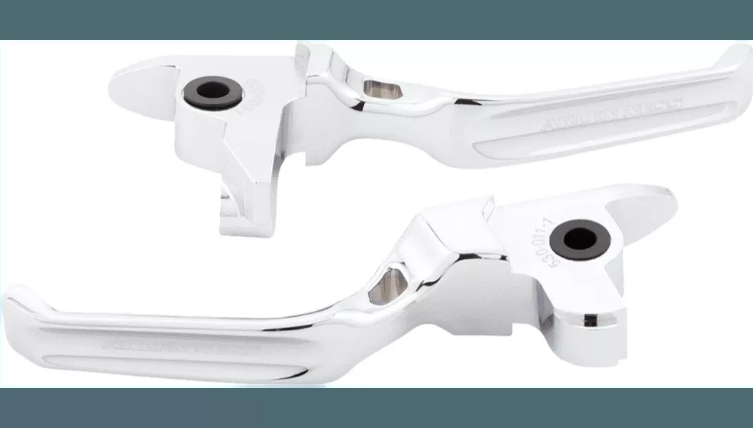 Arlen Ness Method Lever Set for '18-Up Harley Davidson Softail Models - Chrome