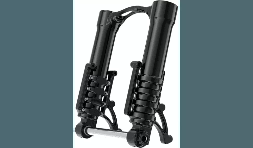 Arlen Ness Method No Flex Fork Legs for '14-Up Harley Davidson Touring with Custom Radial Mount Brake Caliper