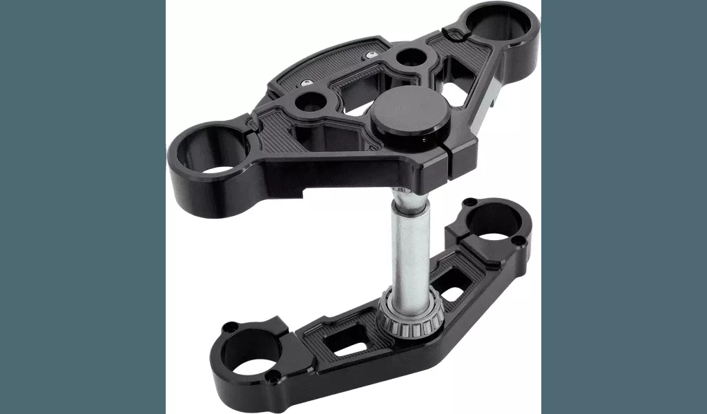 Arlen Ness Method Triple Tree Kit for '15-22 Harley Davidson Road Glide Models - Anodized Black