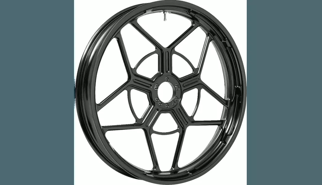 Arlen Ness Speed 5 Forged Wheels - Black Anodized