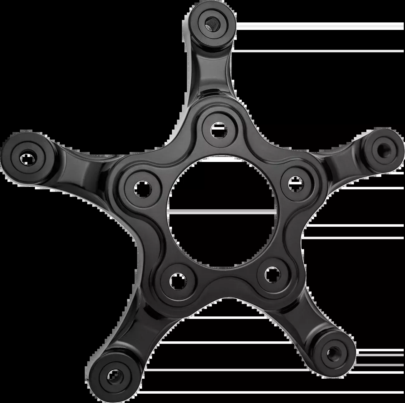 Arlen Ness Spider Rotor Adaptor – Black-300-082
