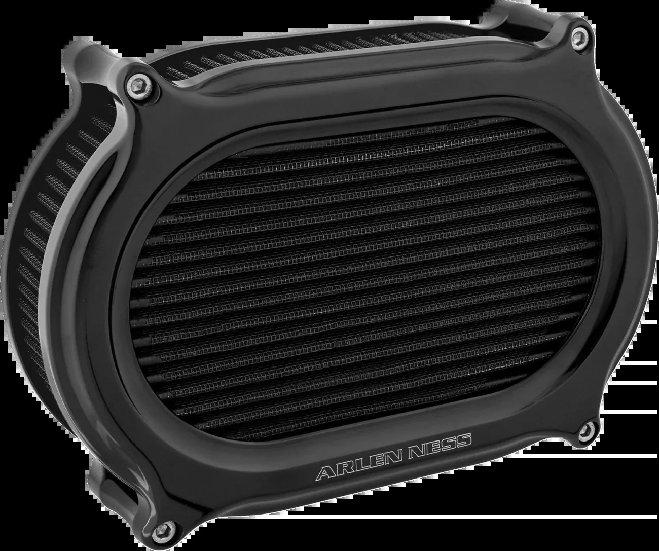 ARLEN NESS Stage 2 Oval Air Cleaner Kit - All Black - 600-194