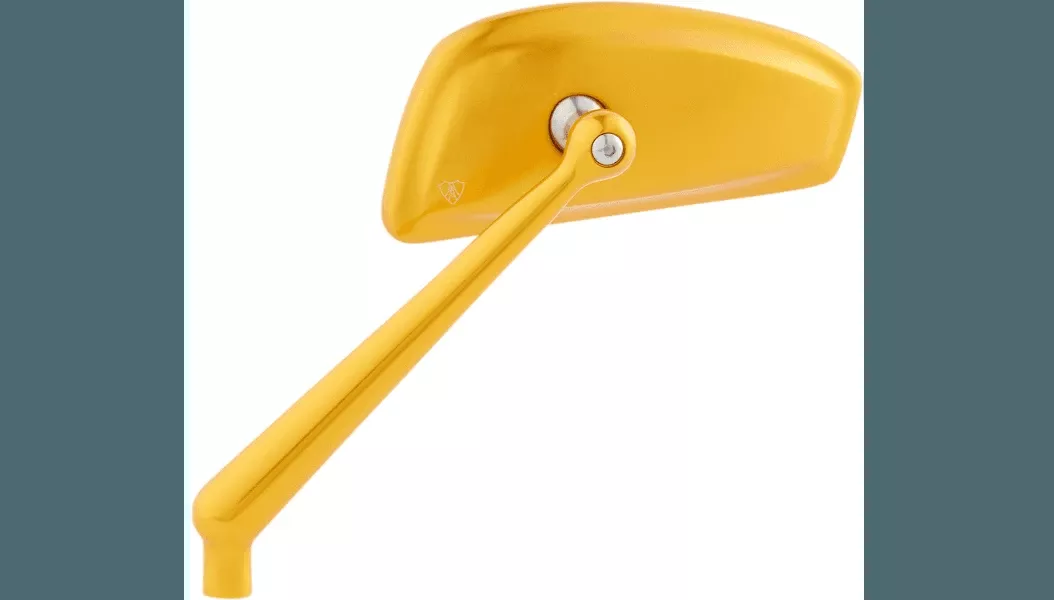 Arlen Ness Tearchop Mirrors - Gold - Left