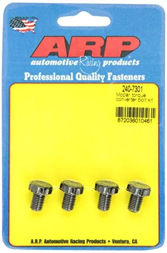 ARP 240-7301 Torque Converter Bolts, Black Finish