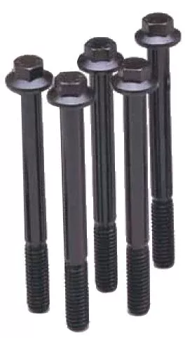 ARP M6 x 1.00 x 40 Black Oxide Hex Bolts (5/pkg)