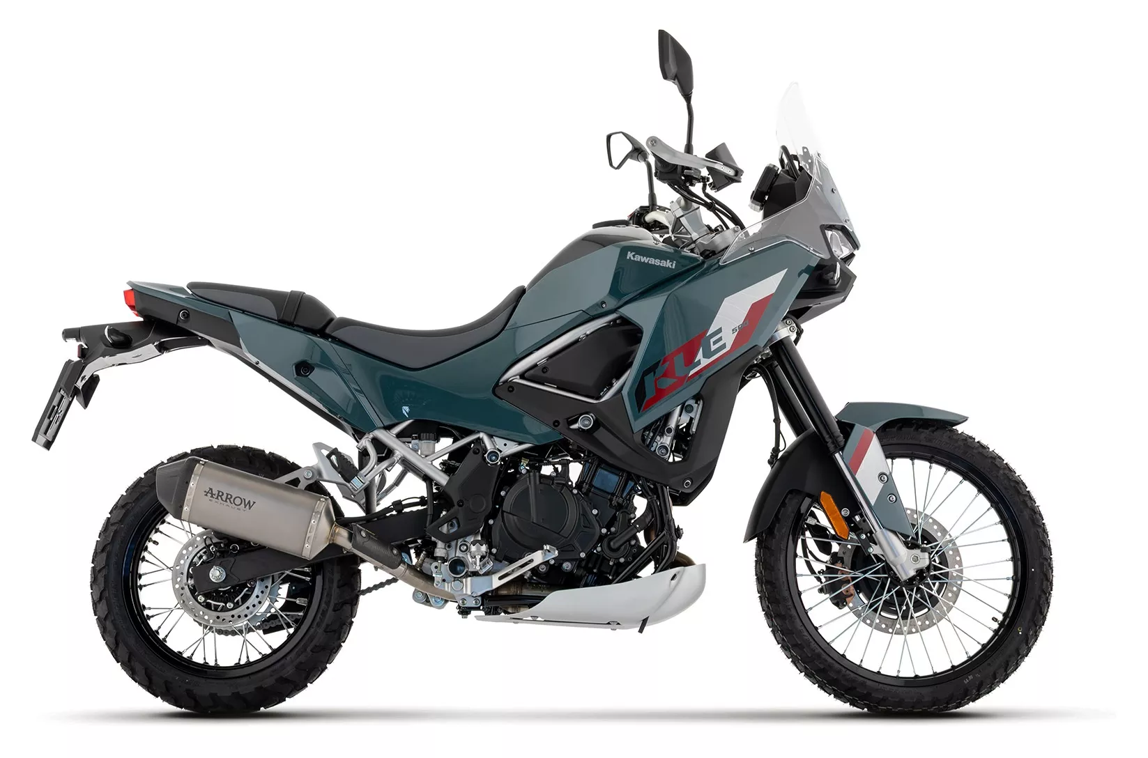 Arrow Explorer Slip-On Exhaust Kawasaki KLE500 / SE 2026