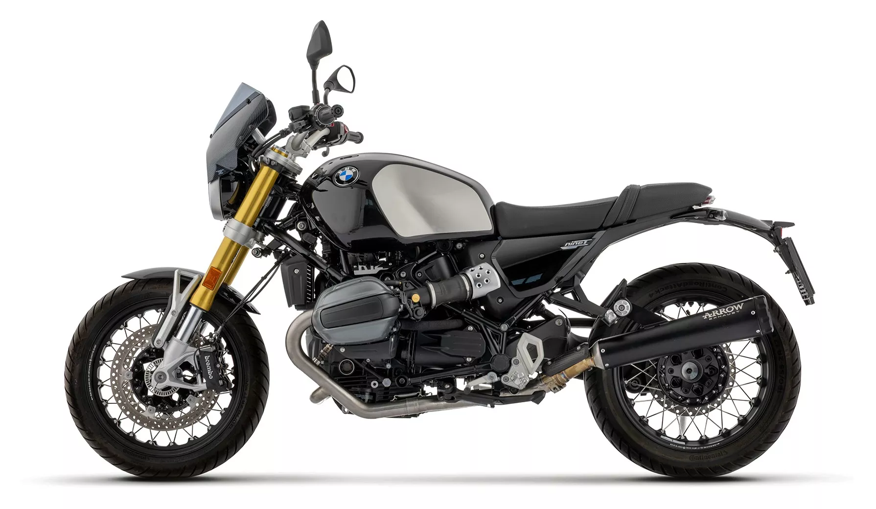 Arrow Rebel Slip-On Exhaust BMW R12 nineT 2024-2026