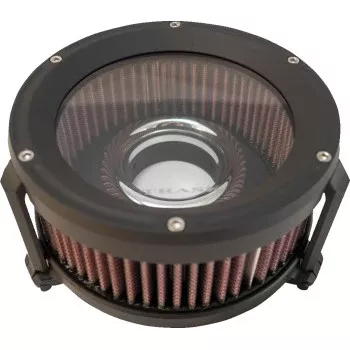 Assault Charge Air Cleaner Kit – Reverse Cut / Black (Billet Aluminum)