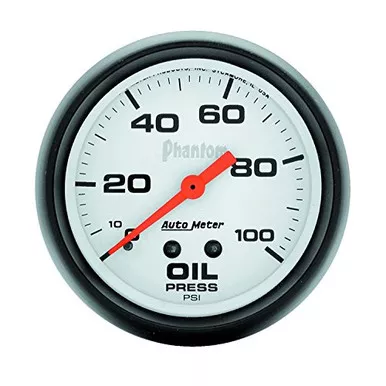 Auto Meter 5821 Phantom Mechanical Oil Pressure Gauge