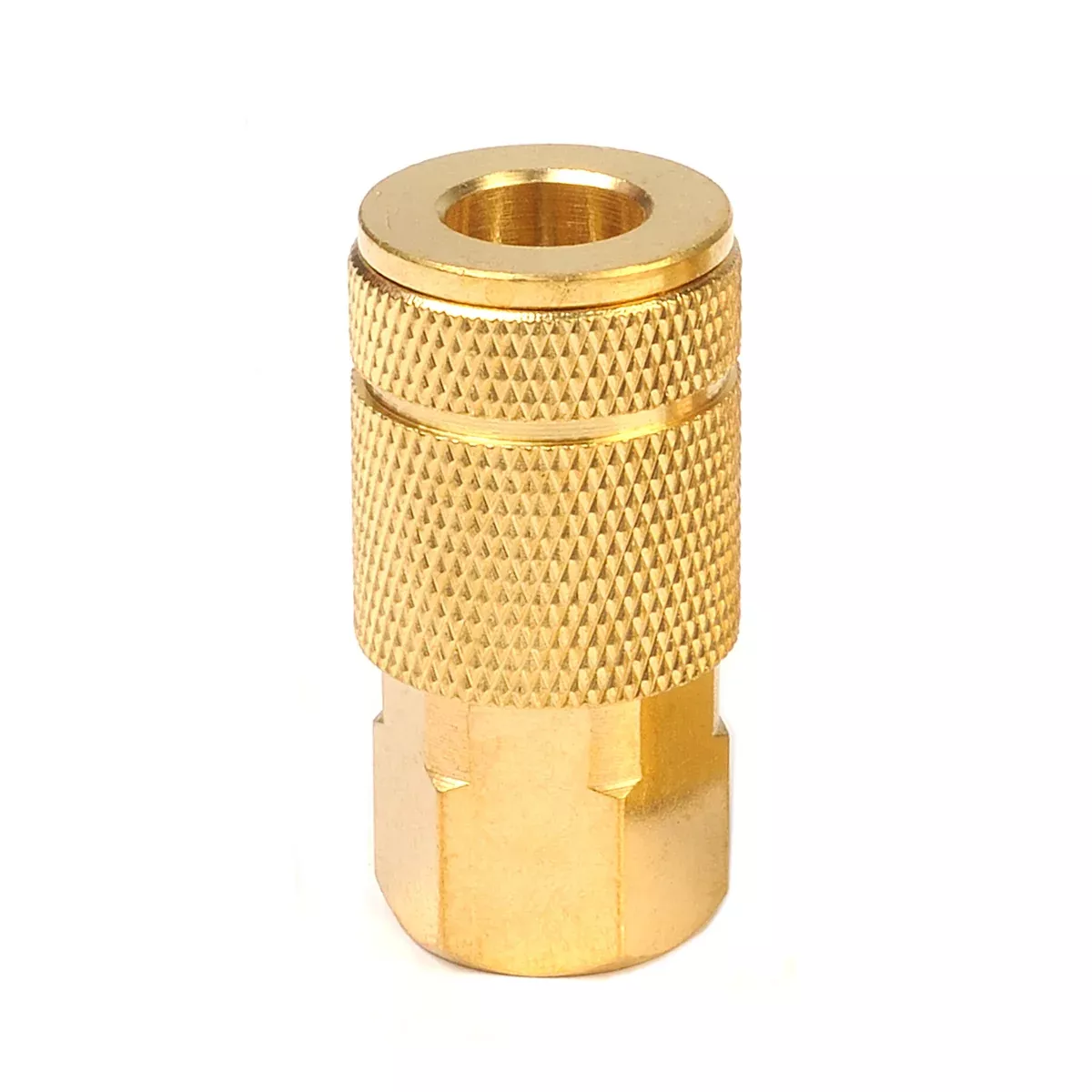 Auto. Type C Coupler – 1/4″ Body, 1/4″ NPT F, Brass