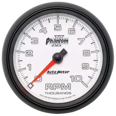 Autometer 3-3/8in P/S II In-Dash Tach 7597