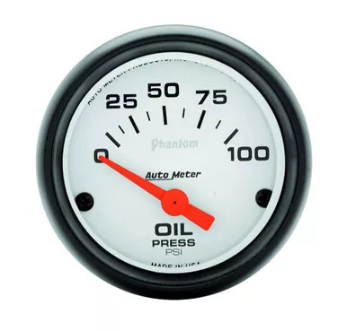 Autometer Phantom 2 1/16in Oil Pressure 0-100 PSI Elec. 5727