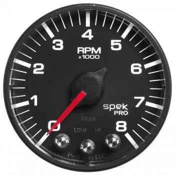 Autometer Spek-Pro 2-1/16 Tach w/ Shift Light & Peak Mem. P334328