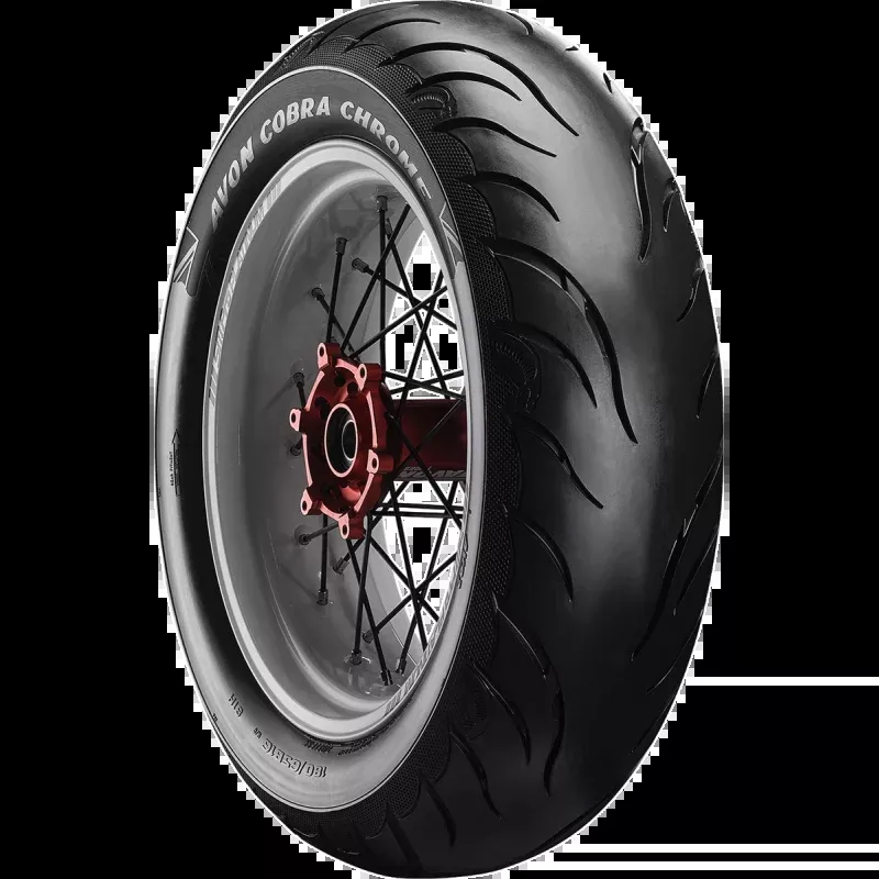 AVON COBRA CHROME REAR RIENFORCED MOTORCYCLE TIRES BLACKWALL