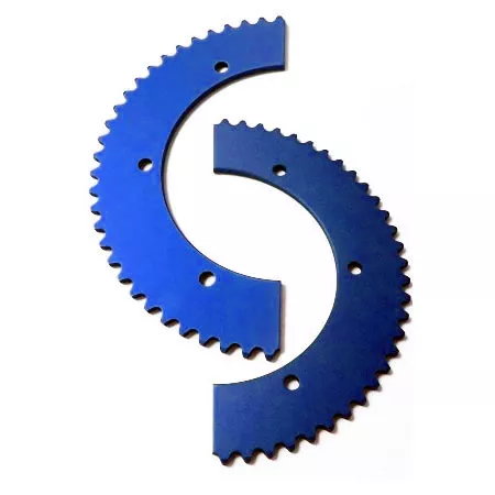Azusa #35 Split Sprocket (79T - 80T) Aluminum | 5-1/4" Bolt Circle