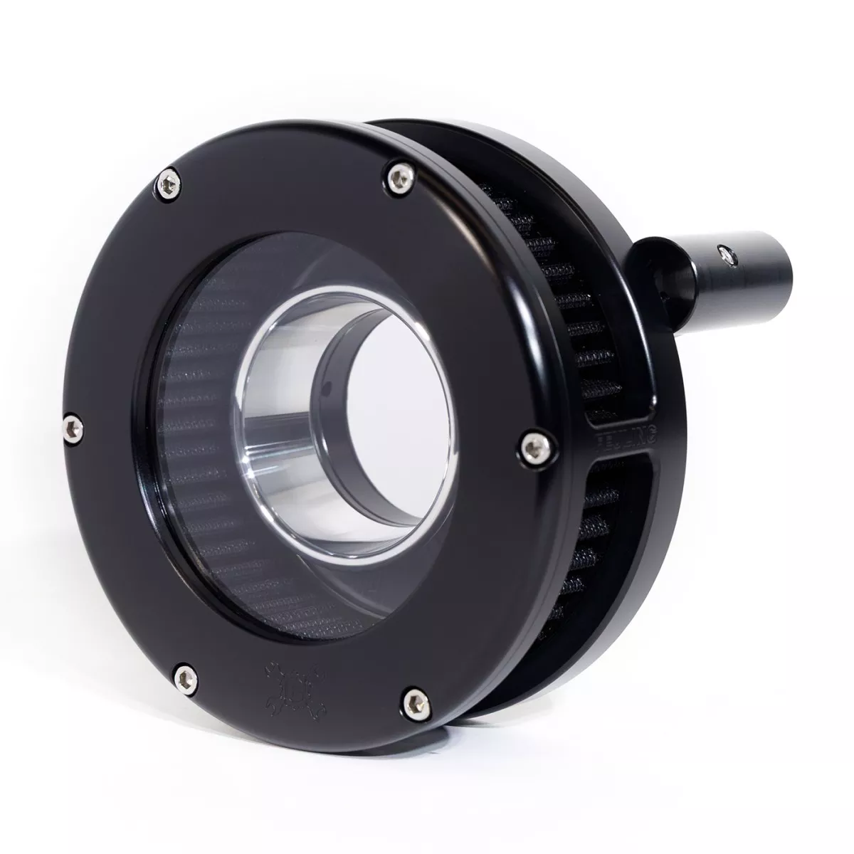 BA Air Cleaner Kit Slim, Black finish, Black filter