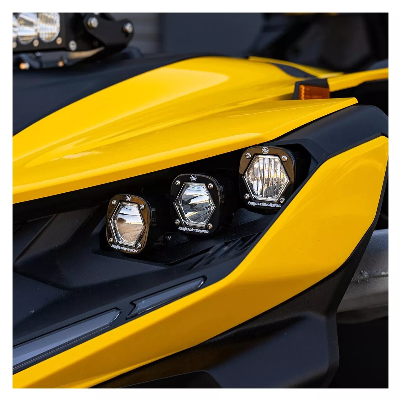 Baja Designs Triple S1 Headlight Kit Can-Am Maverick R 2024-2026