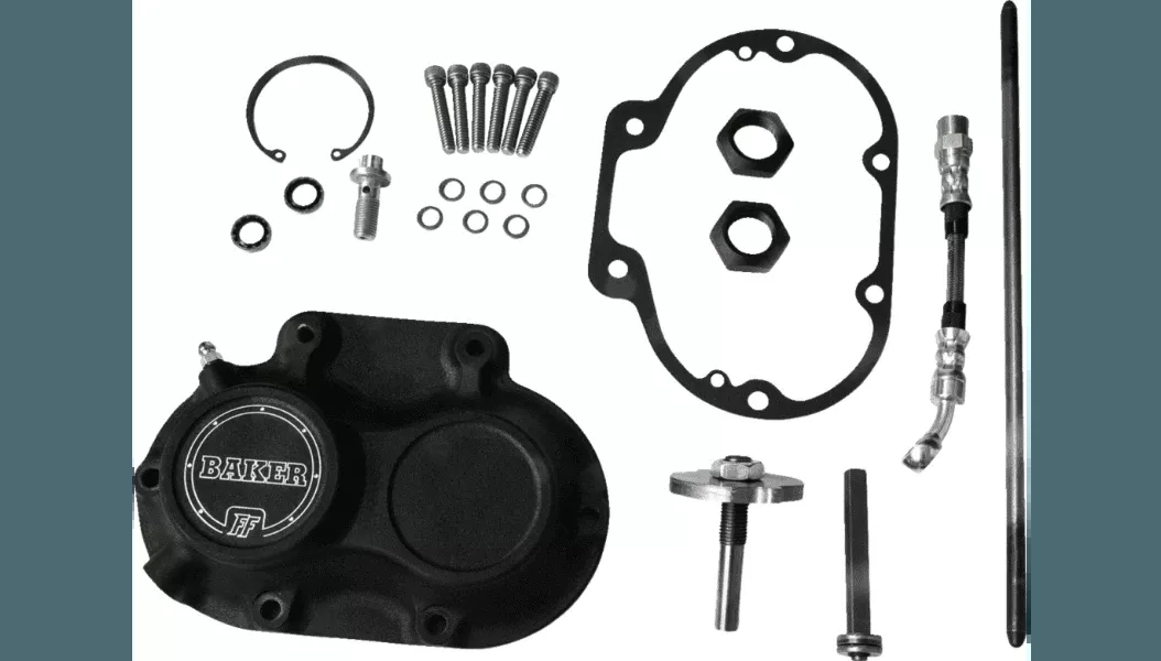 Baker Drivetrain Hydraulic Transmission Side Cover for '17-23 Harley Davidson M8 Touring Models with Baker DD7 Transmission - Polished