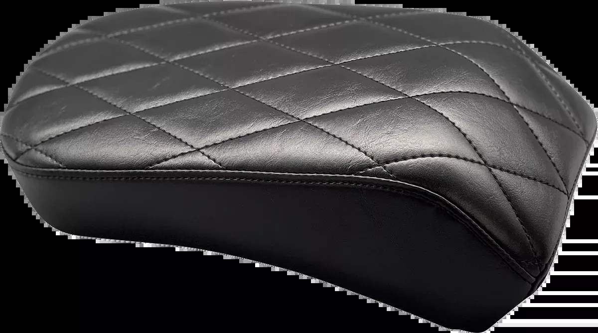 Bare Bones Pillion Pad - Diamond - Black - FL/FX '18-'22
