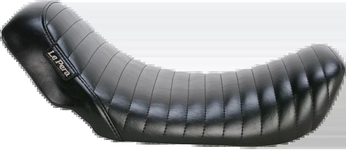 Bare Bones Solo Seat - Pleated - Black - Dyna '06-'17