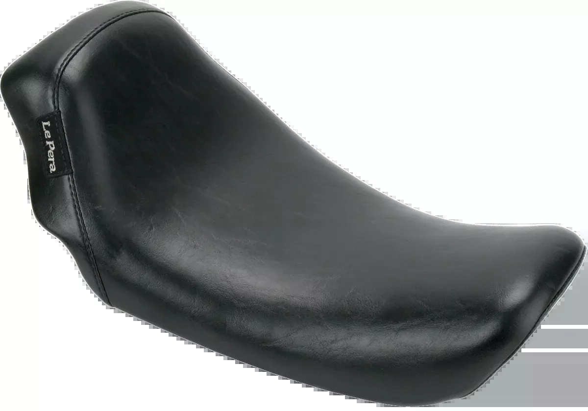 Bare Bones Solo Seat - Smooth - Black - Dyna '06-'17