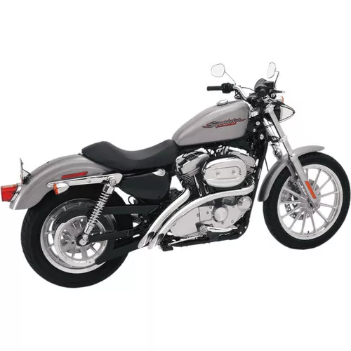 Bassani Radial Sweepers Exhaust for 2007-2013 Harley Sportster - Chrome