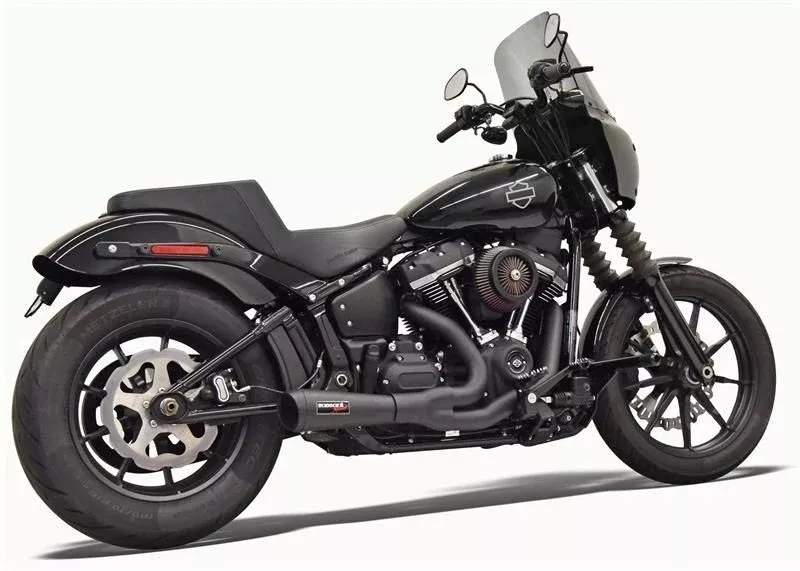 BASSANI RIPPER 2:1 SHORTY EXHAUST HARLEY DAVIDSON SOFTAIL 18-25 M8