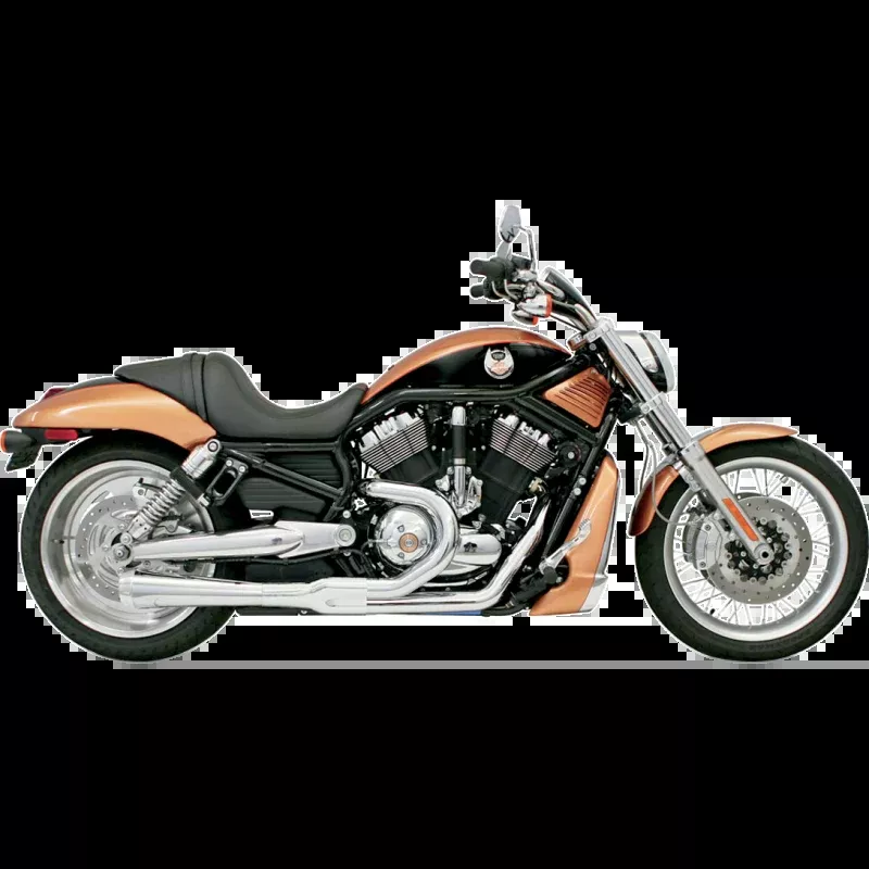 BASSANI ROAD RAGE 2:1 EXHAUST HARLEY DAVIDSON VROD 02-17