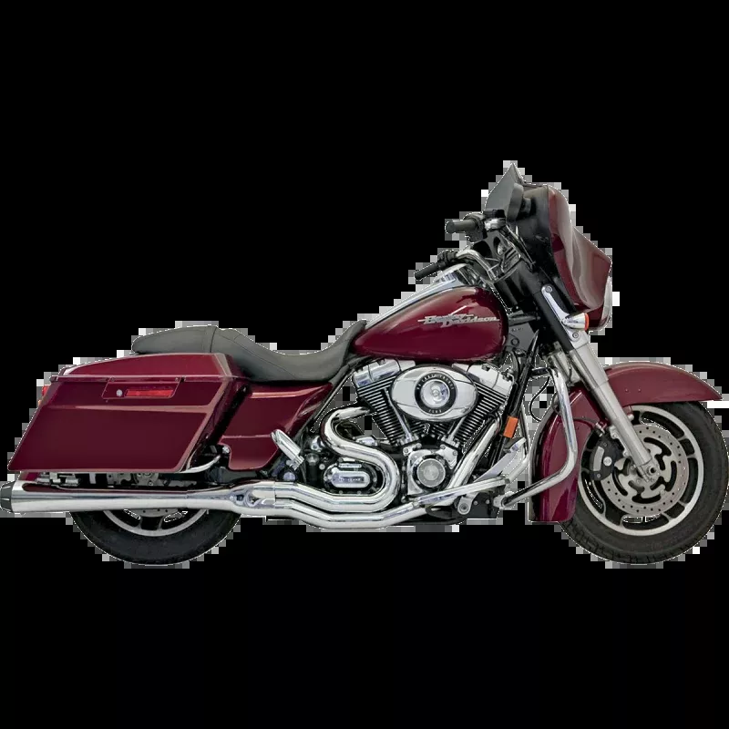BASSANI ROAD RAGE 2 MEGA POWER 2:1 EXHAUST HARLEY BAGGERS 09-16