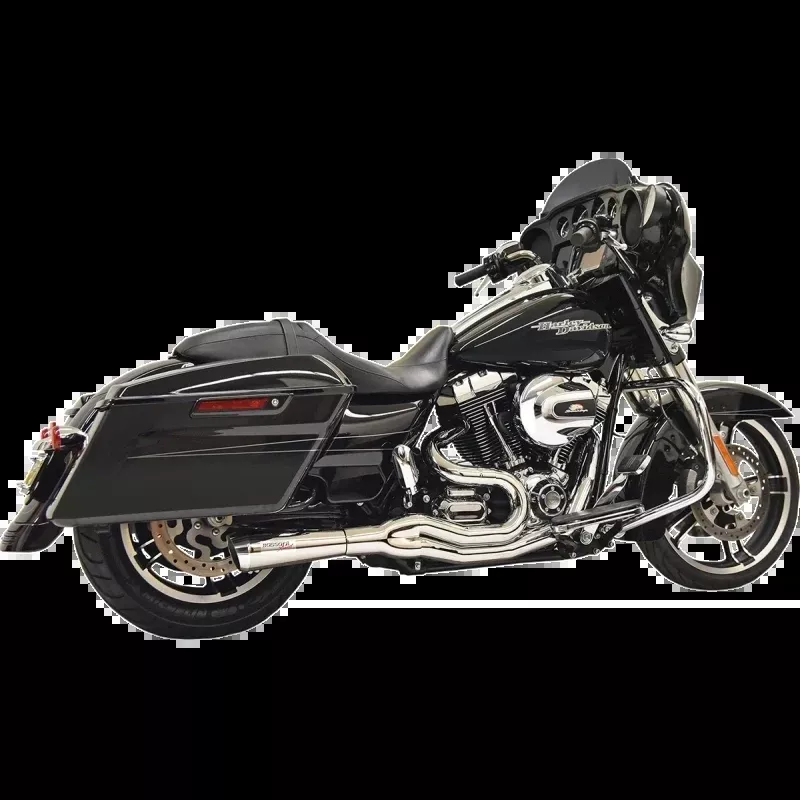 BASSANI RR2 2:1 MID LENGTH EXHAUST HARLEY DAVIDSON BAGGERS 2017-2025