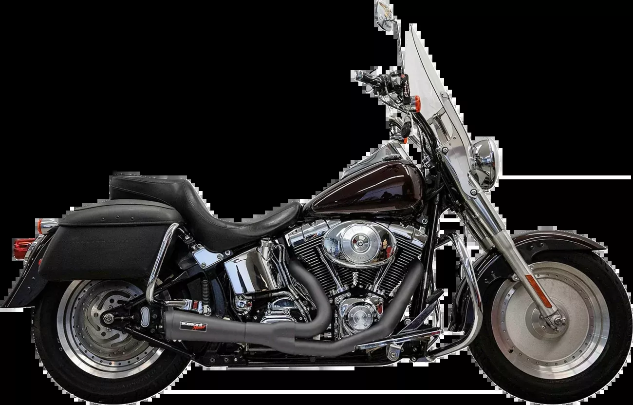 Bassani Xhaust 2-into-1 Ripper Exhaust System - Short - Stainless - Twin Cam '86-'17 Softails - 1S6SS